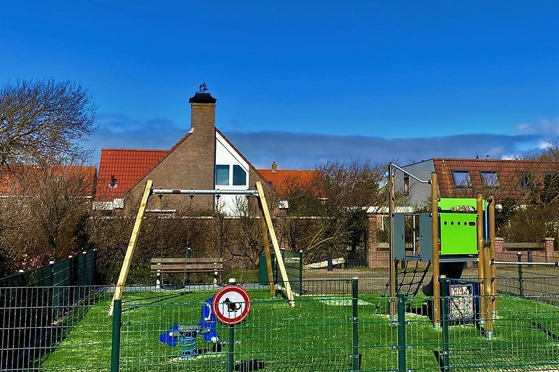 Playground opposite our summer house