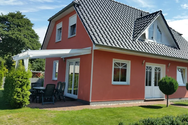 Ingang van het huis