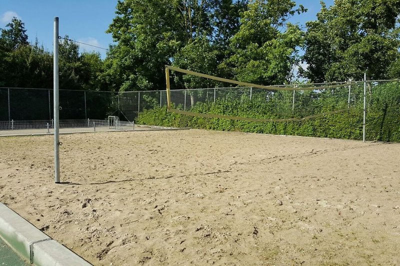 Strand volley op park