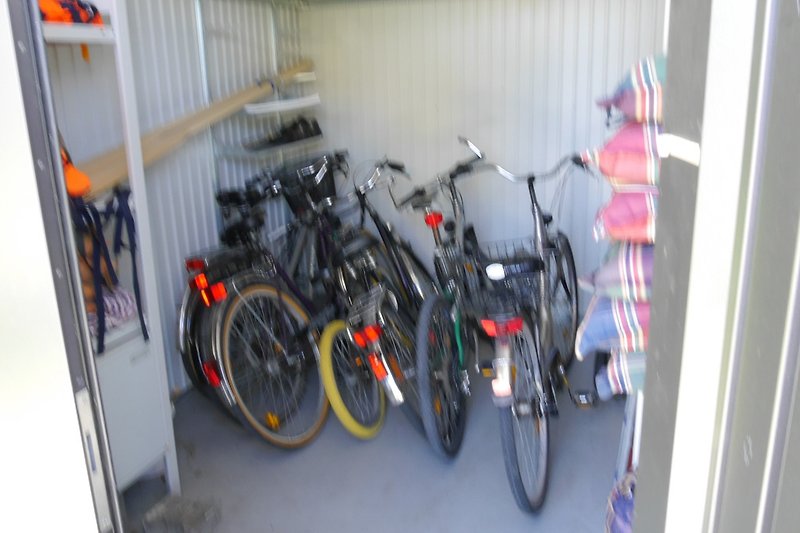Fahrräder vorhanden