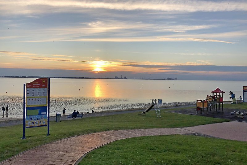 die schönsten Sonnenuntergänge gibt es bei uns in Eckwarderhörne