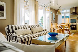 Ferienwohnung Yachtwieck Terrasse