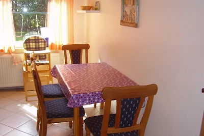 139 Friesenhaus, Zaun, Garten, Hund