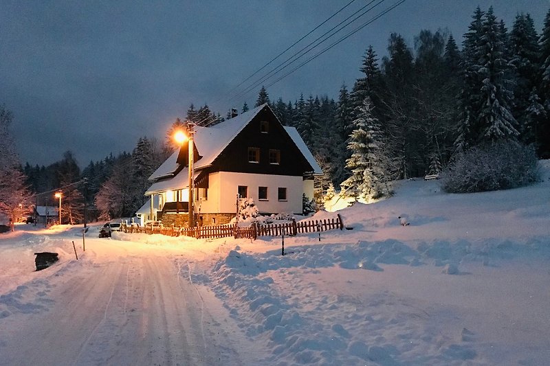 Berghütte im winter | Ferienhaus Amalka