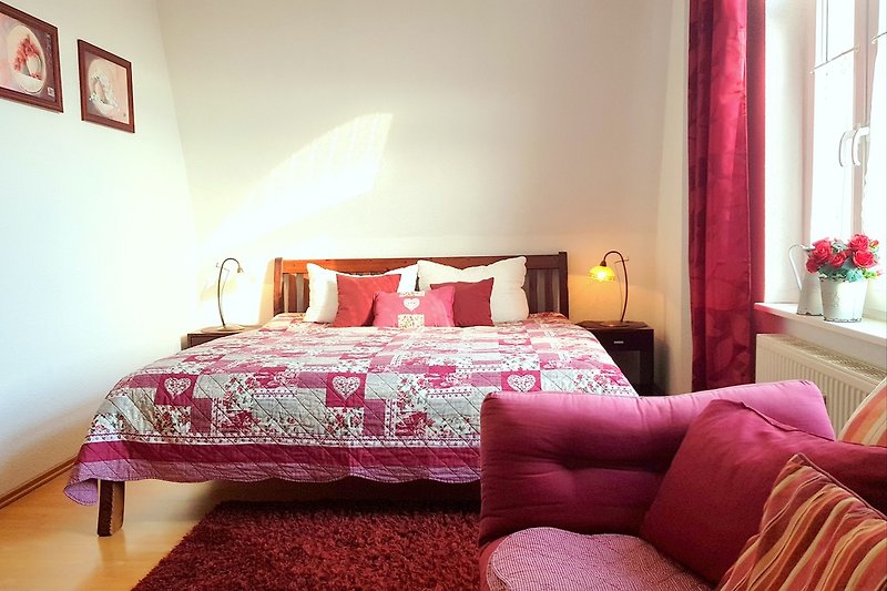 1. Bedroom with double bed