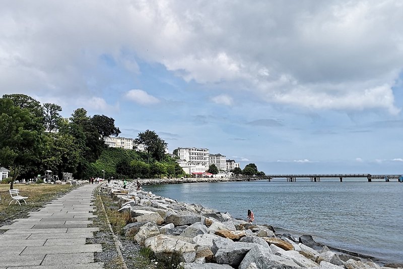 Sassnitz - Promenade at the Harbor