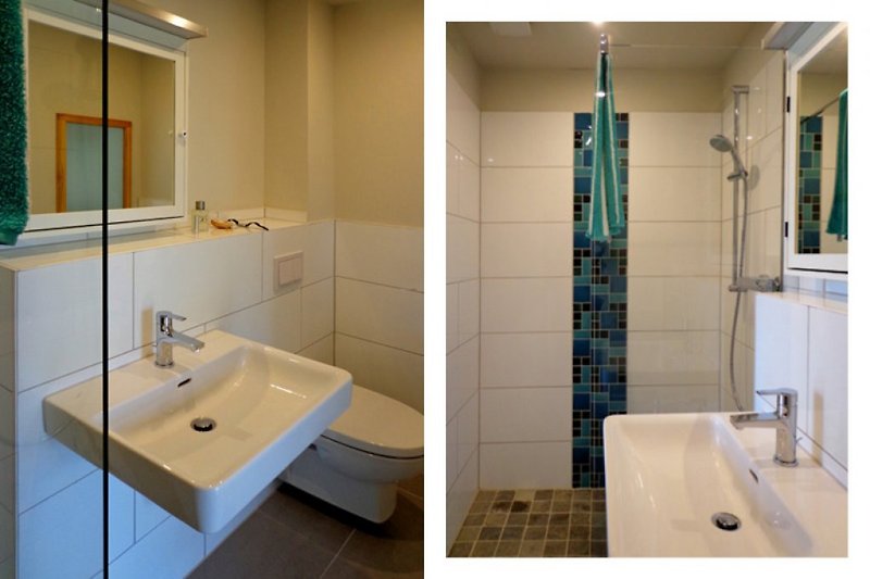 La salle de bain moderne et fonctionnelle