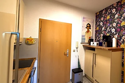 Exclusieve kunstenaarsflat terras