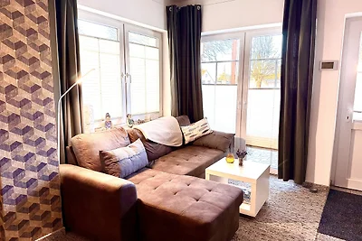 Exclusieve kunstenaarsflat terras