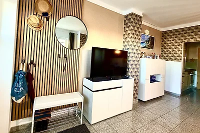 Exclusieve kunstenaarsflat terras