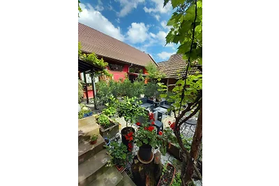 Il vecchio cortile lastricato