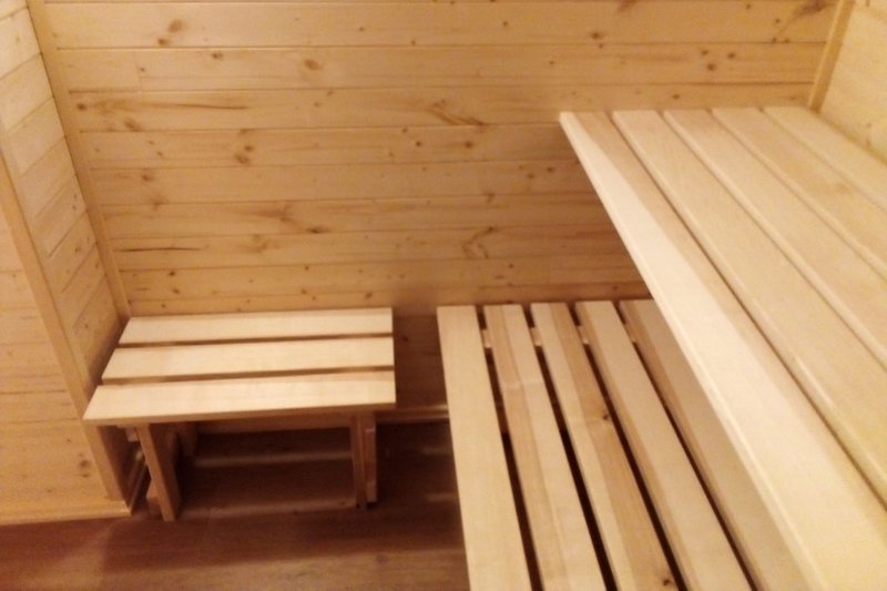 grosse Sauna zum Liegen oder Sitzen