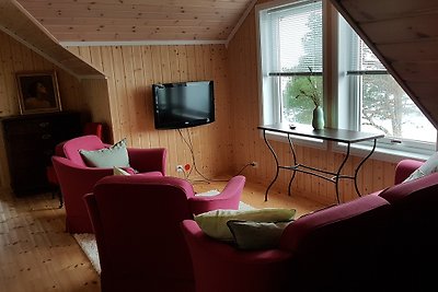 Ferienhaus mit Fjordblick