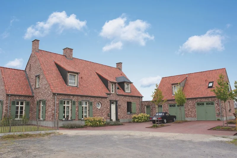 Het landhuis in Kempische stijl.