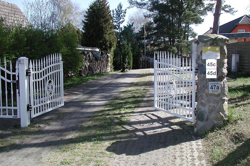 Entrance to the holiday home