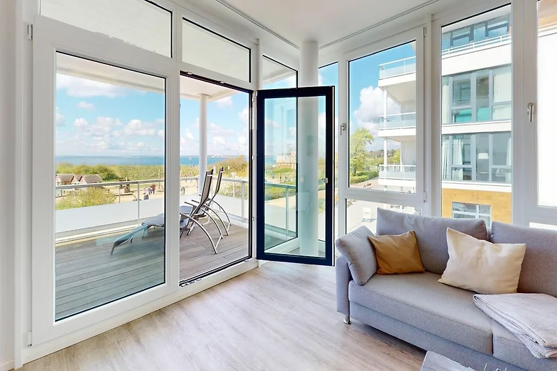 Meerblick-Ferienwohnung am Strand von Pelzerhaken