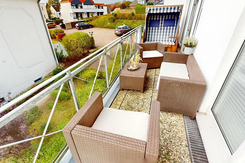 Ferienapartment mit Balkon in ruhiger Lage an der Ostsee
