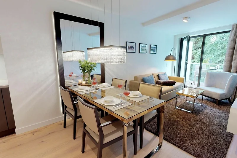 Luxus, Haustierfreundlich & Strandnah - Ferienapartment mit Balkon & Sauna in Timmendorfer Strand