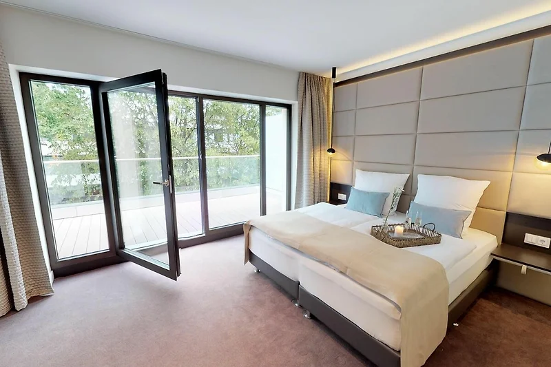 Luxus Ferienwohnung mit Balkon & Sauna - Hundefreundlich & strandnah
