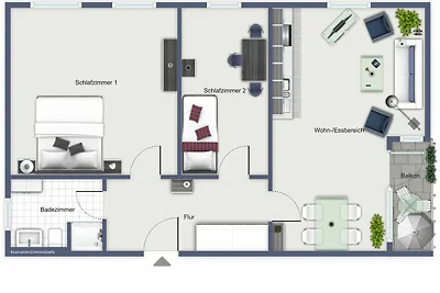 Apartament Dla rodzin Kühlungsborn