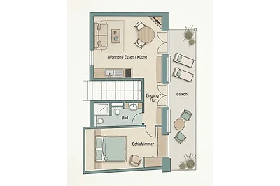 Strandstraße 14 Ferienwohnung 14