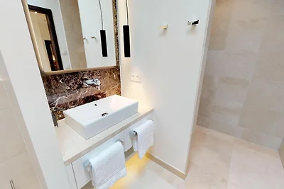 White Pearl Luxus Penthouse mit Sauna, Balkon...