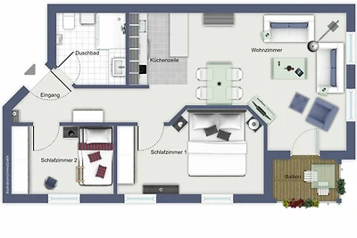 Appartamento Vacanza con famiglia Kühlungsborn