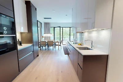 White Pearl Luxus Penthouse mit Sauna, Balkon...