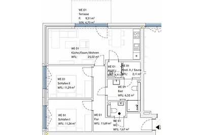 Küstenhain Lodge Appartement 1