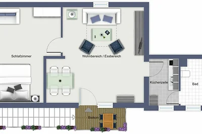 apartman za odmor Obiteljski odmor Kühlungsborn