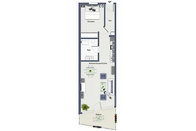 apartman za odmor Obiteljski odmor Kühlungsborn
