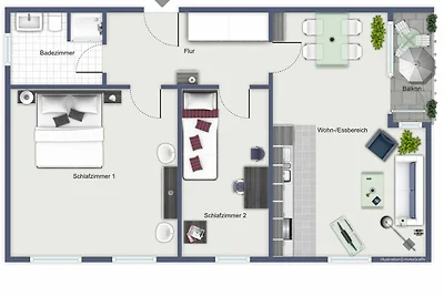 Vakantieappartement Gezinsvakantie Kühlungsborn