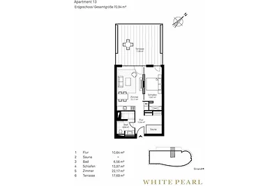 White Pearl Luxusapartment mit Sauna und über...