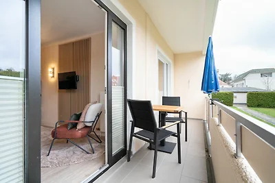 Das Solaris Beach Apartment 15 mit Garten und...