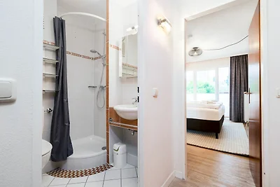 Das Solaris Beach Apartment 1 mit Balkon, hun...