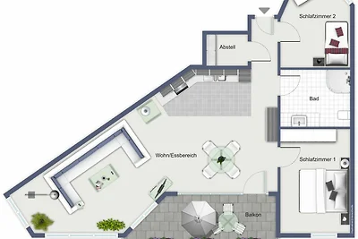 Vakantieappartement Gezinsvakantie Kühlungsborn