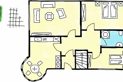 Ferienhaus Sir Henry Wohnung 1