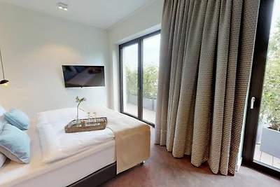 White Pearl Luxus Penthouse mit Sauna, Balkon...