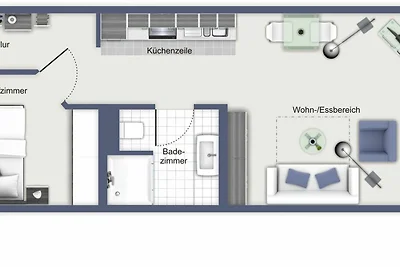 Meeresblick Wohnung 309