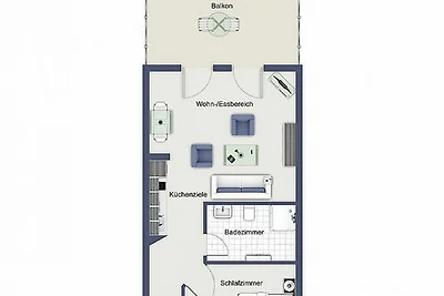 Meeresblick Wohnung 323