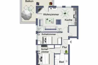 Apartament Dla rodzin Kühlungsborn