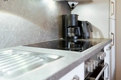 Das Solaris Beach Apartment 1 mit Balkon, hun...