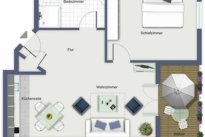 Ostseewelle Wohnung 10