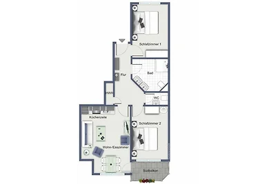 Appartamento Vacanza con famiglia Kühlungsborn
