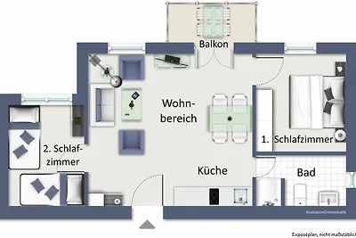 apartman za odmor Obiteljski odmor Kühlungsborn