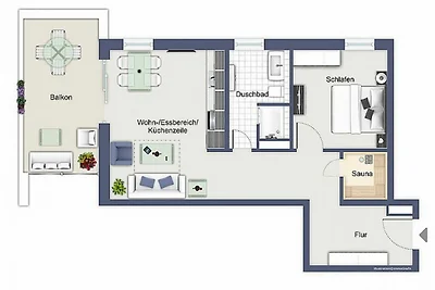 Villa Seeadler Wohnung 07