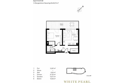 White Pearl Luxusapartment 3.09