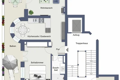 apartman za odmor Obiteljski odmor Kühlungsborn