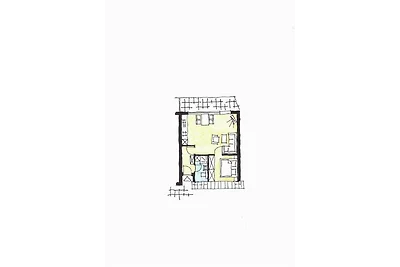 Apartmenthaus Königshöhe Wohnung Strandkorb