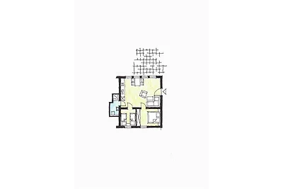 Apartmenthaus Königshöhe Wohnung Seehund